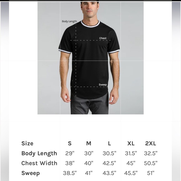 BYLT Basics Shirts New Bylt Lux Drop Cut Long Sleeve Baseball Shirt